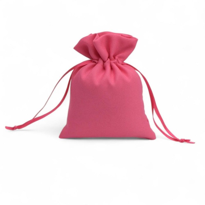 SACCHETTO COTONE FUXIA 9X12 CM.